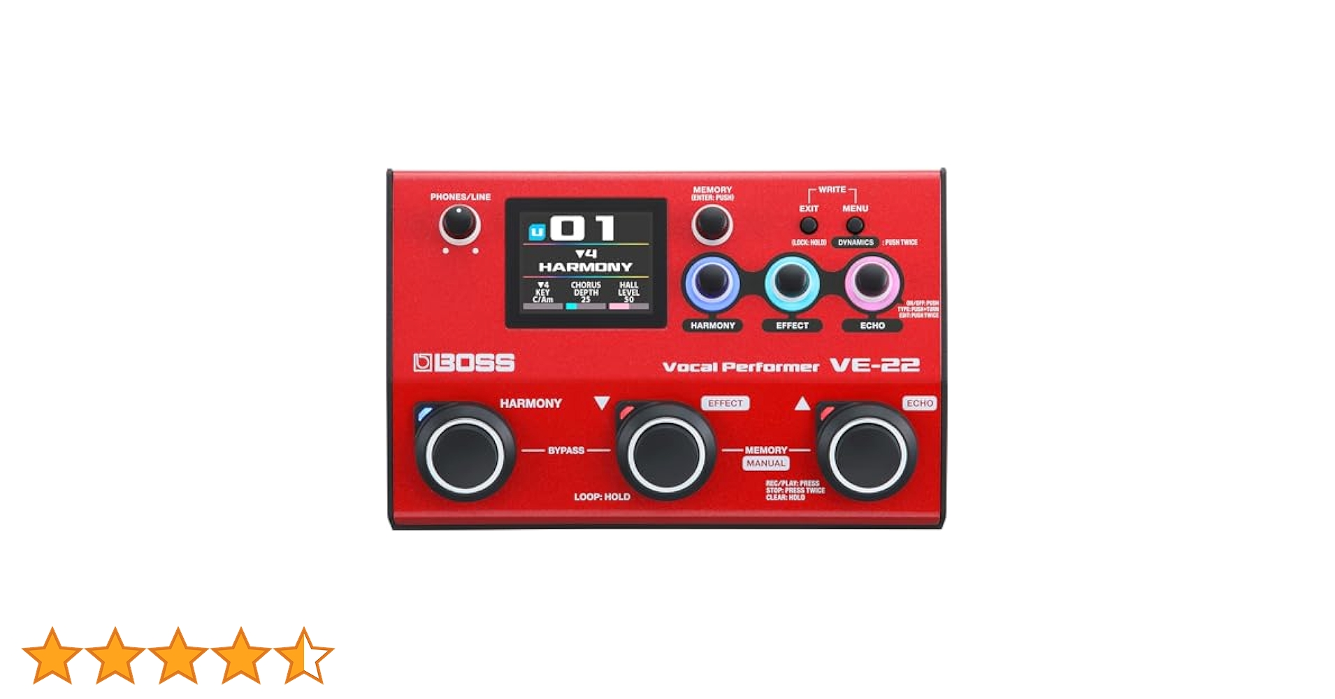 BOSS VE-22 Vocal Performer ボーカルエフェクター Boss VE-22 Vocal Performer Effect Pedal